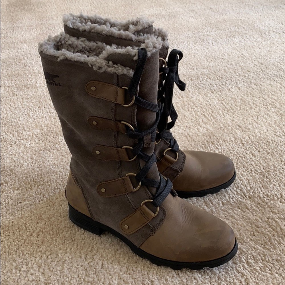 Sorel Emelie Lace Up Boots
